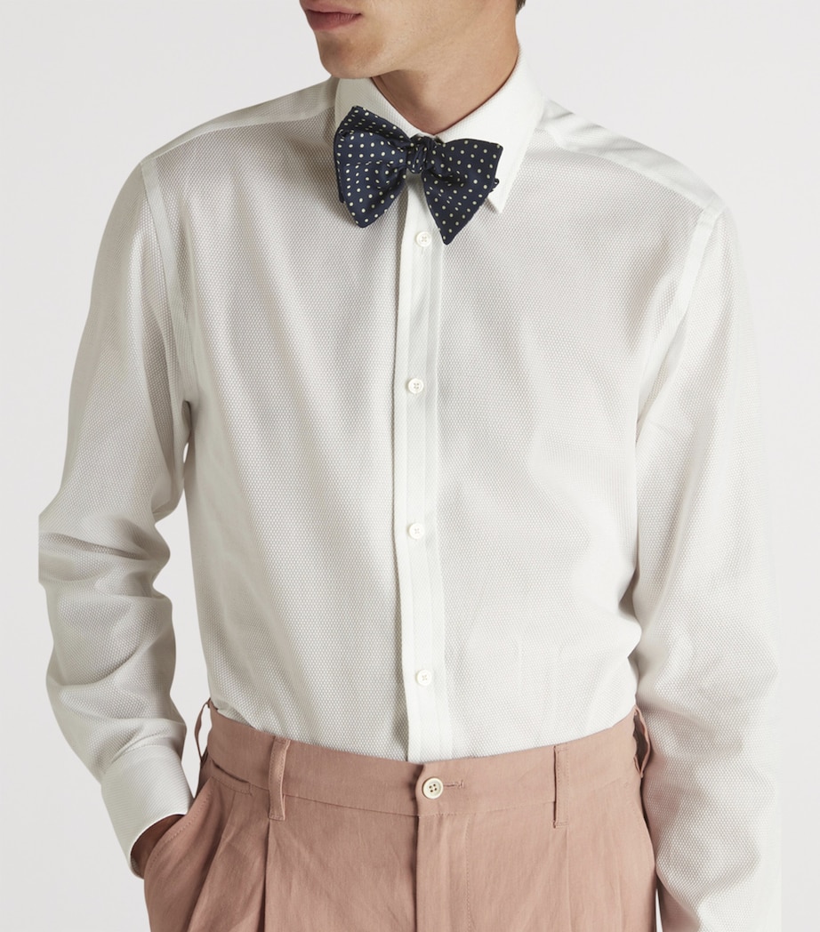 Cotton Giro Inglese Shirt 100WHITE Image 5