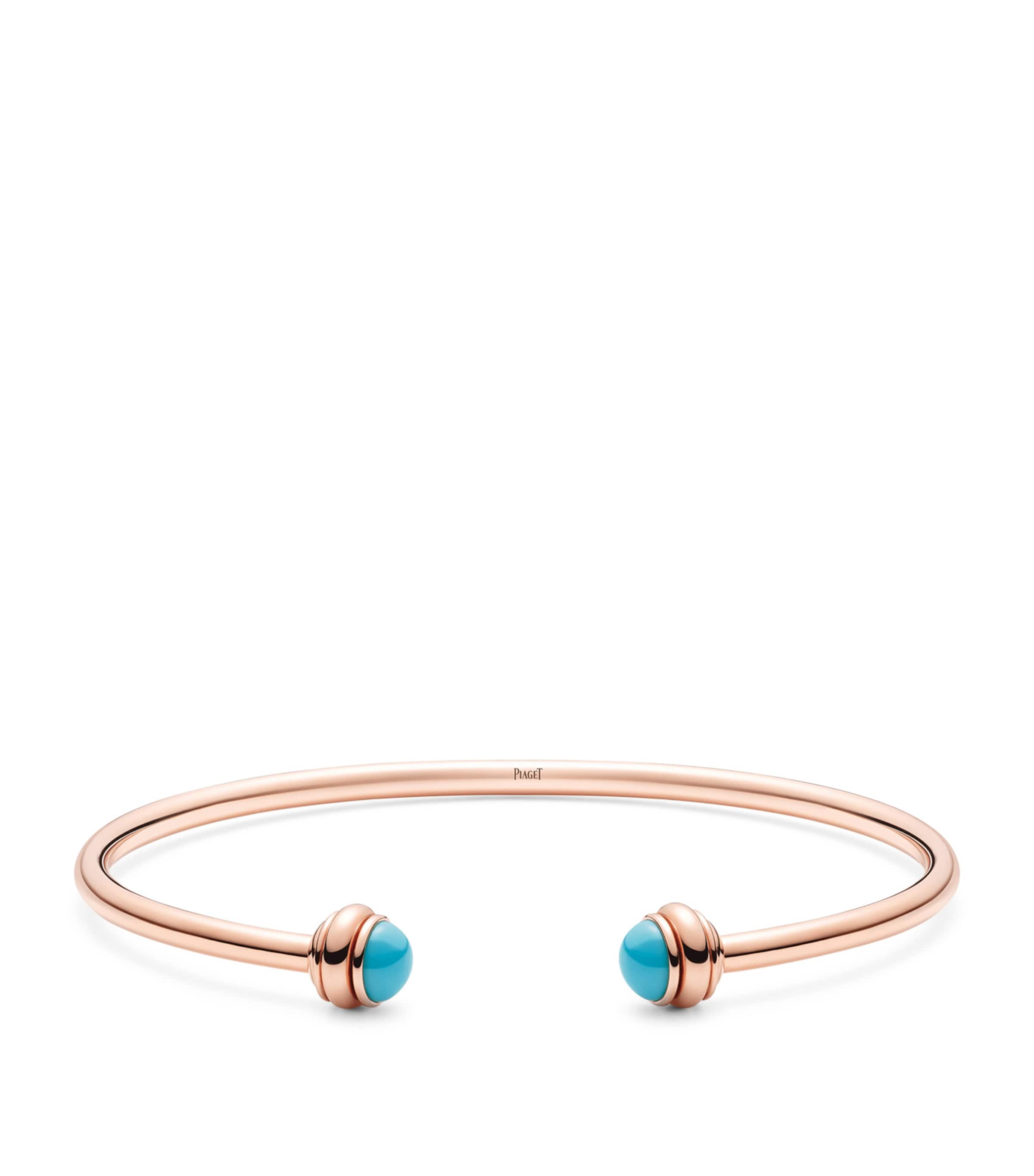Piaget Rose Gold And Turquoise Possession Bangle