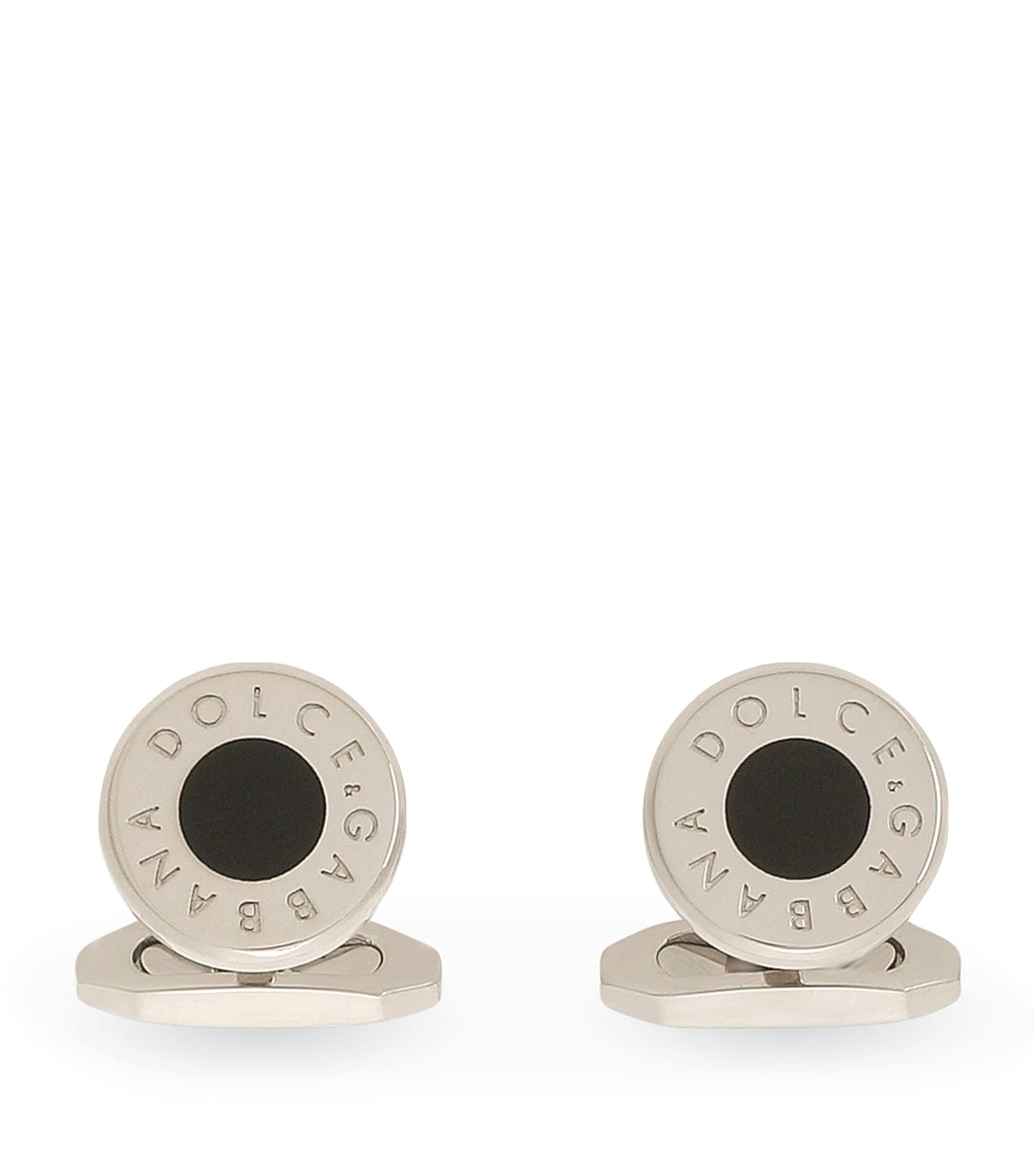 Shop Dolce & Gabbana Logo Cufflinks