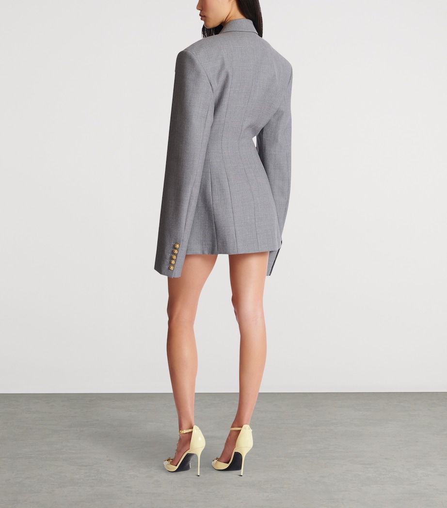 Wool Jacket Dress 9FD GRIS MOYEN Image 7