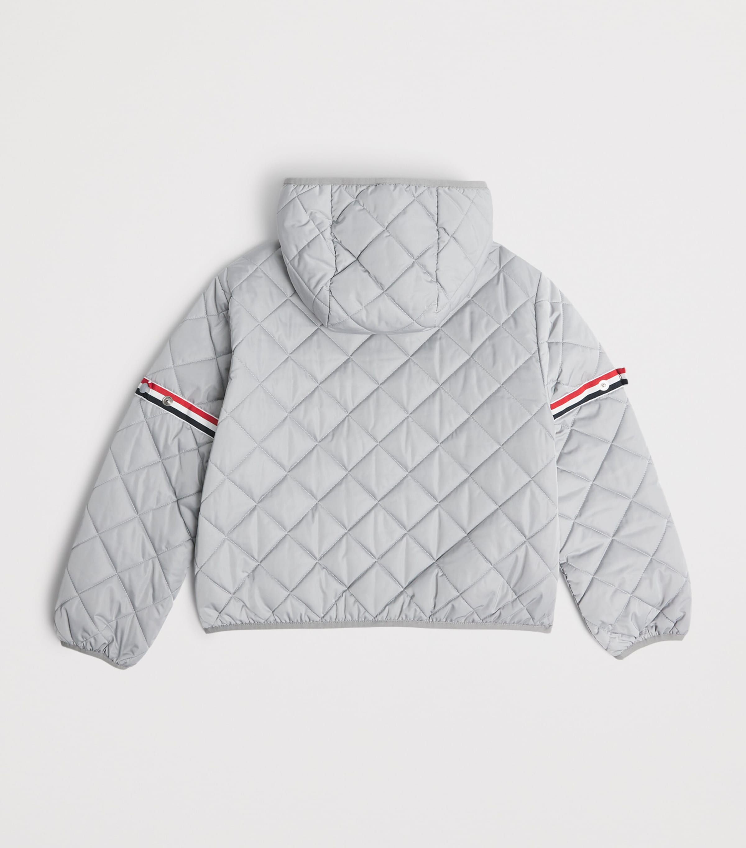 Thom Browne Kids Quilted Jacket (2-12 Years) Lt Grey Image 2