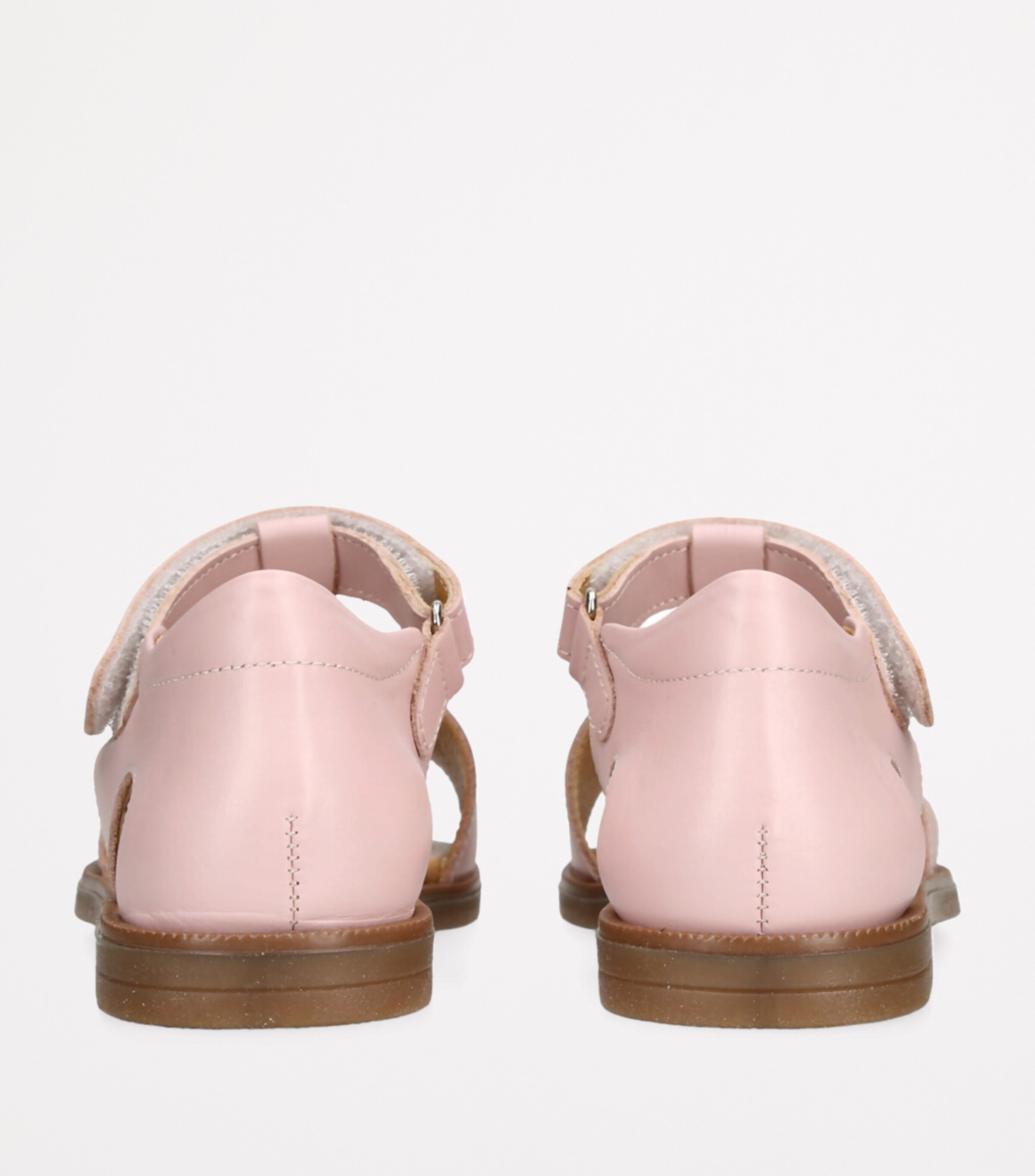 papouelli Leather Emerald Sandals Pink Image 2