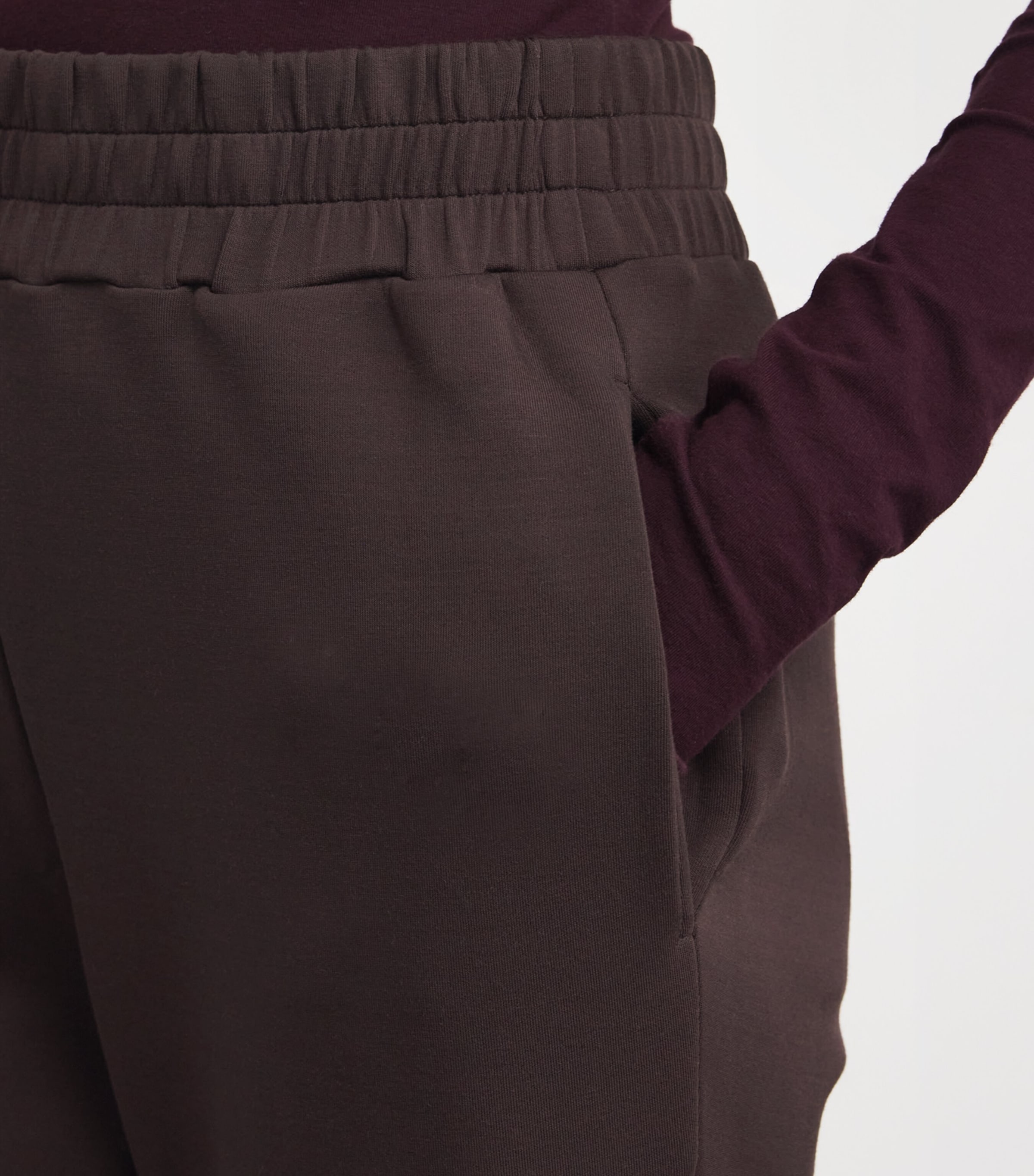 The Slim Cuff Sweatpants COFFEE BEAN Image 6