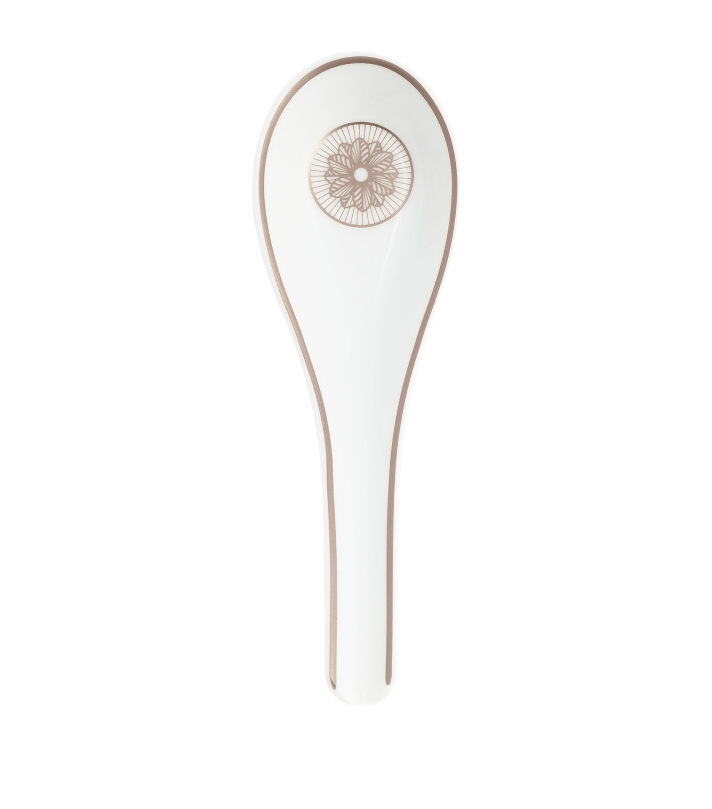 Christofle Porcelain Malmaison Platinum Impériale Chinese Spoon Silver Image 2
