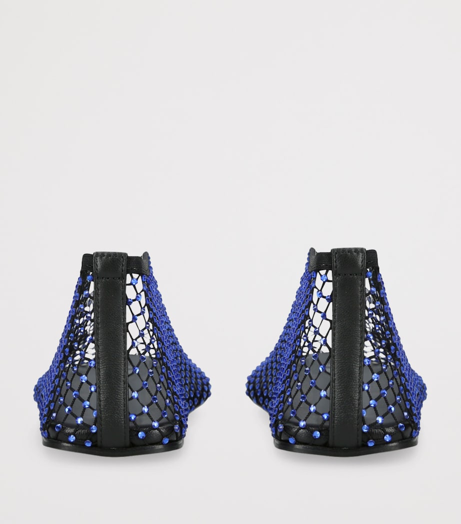Mesh Embellished Minette Ballet Flats BLUE/DARK Image 2