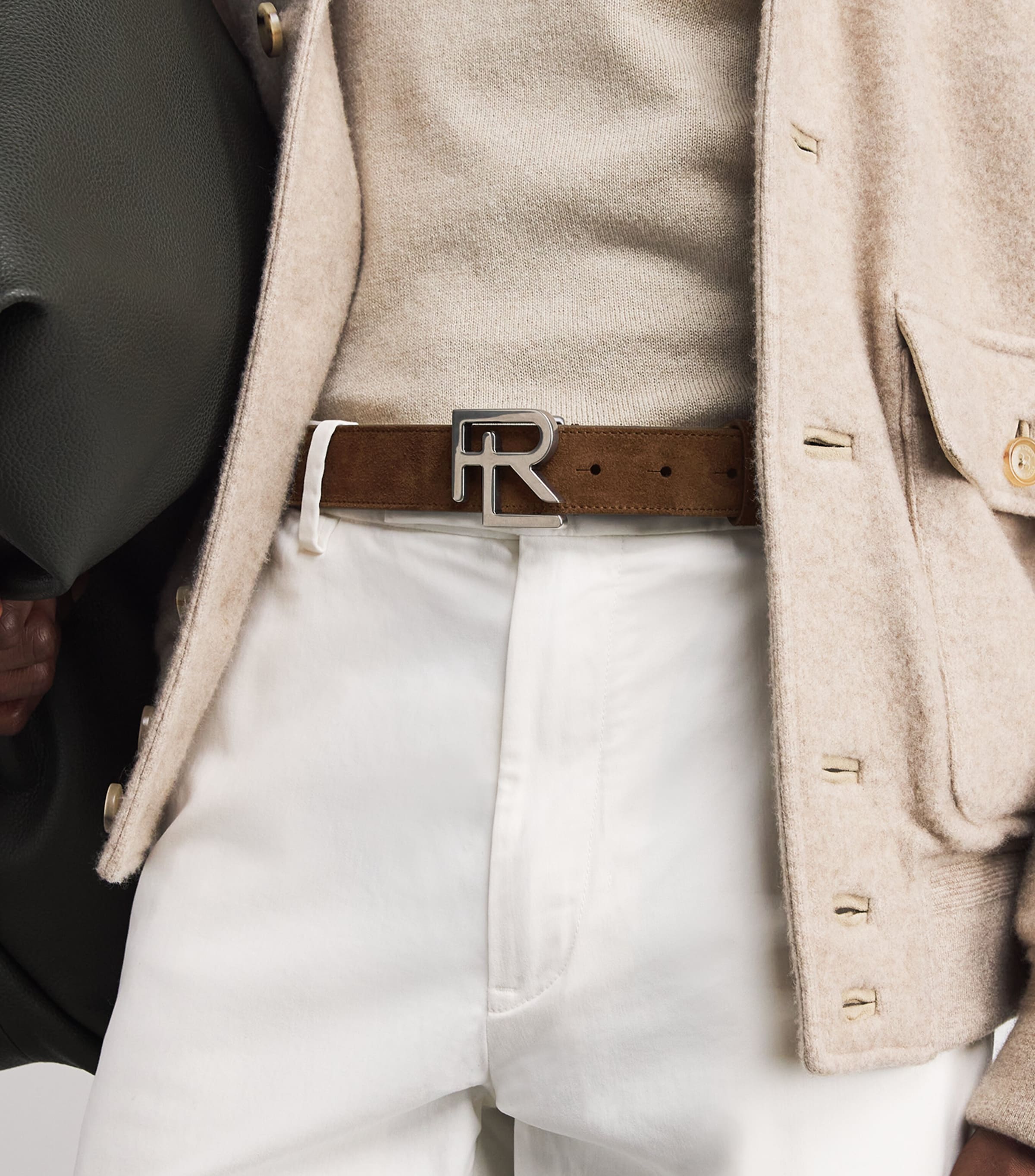 Suede Belt BROWN Image 2