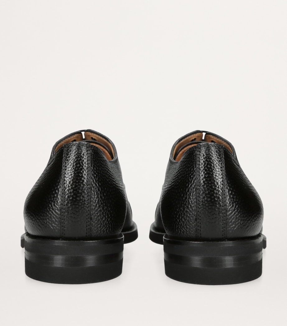 Leather Sylar-R Derby Shoes BLACK Image 2