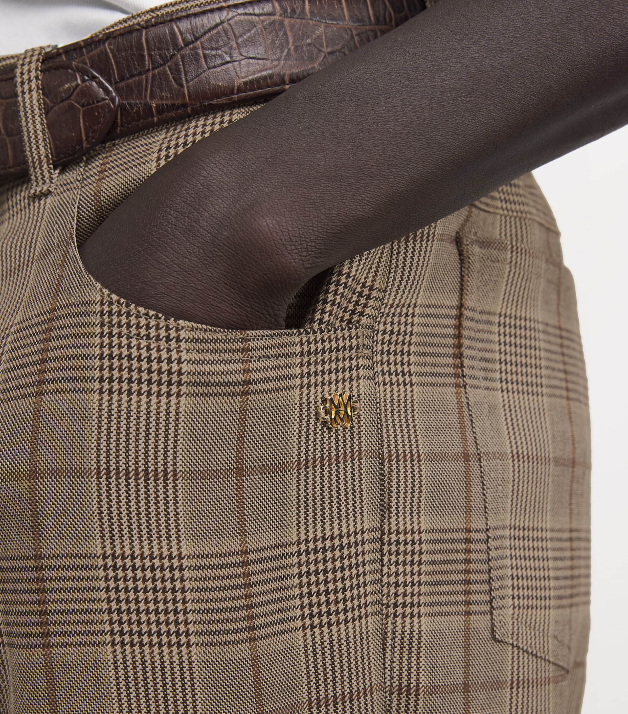 Check Bootcut Trousers MALT 268 Image 6