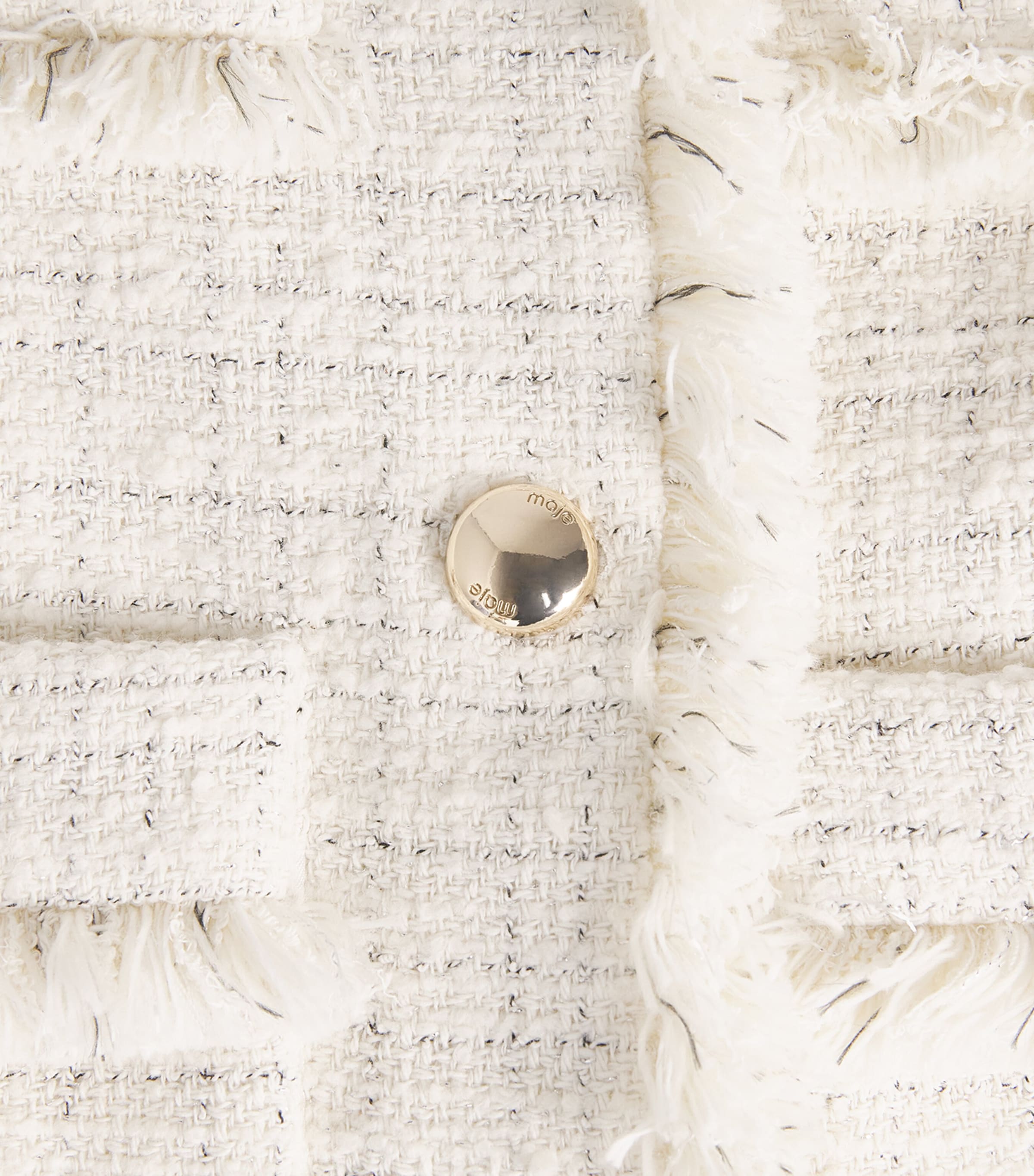 Tweed Cropped Jacket ECRU Image 6