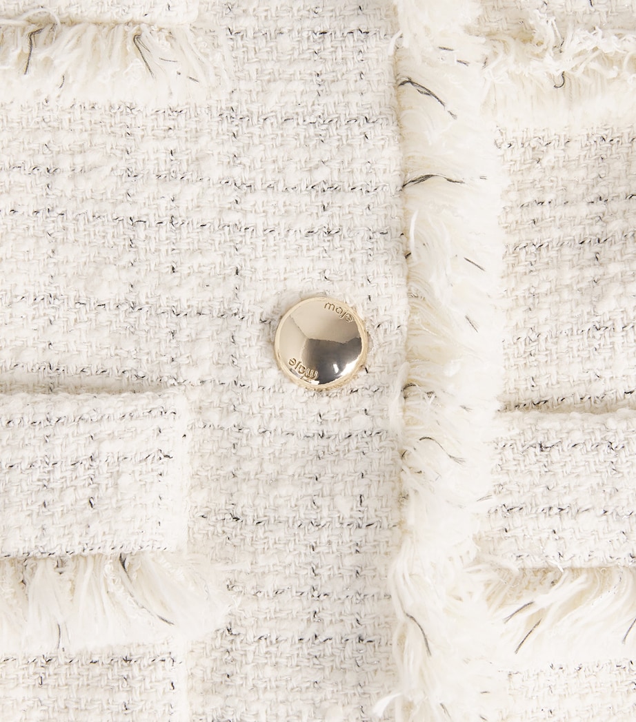 Tweed Cropped Jacket ECRU Image 6