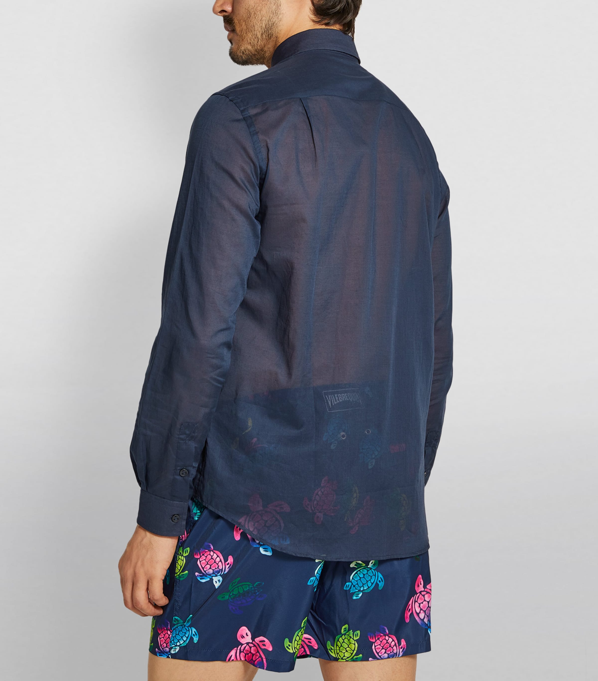 Sheer Caracal Shirt 390 BLUE MARINE Image 8