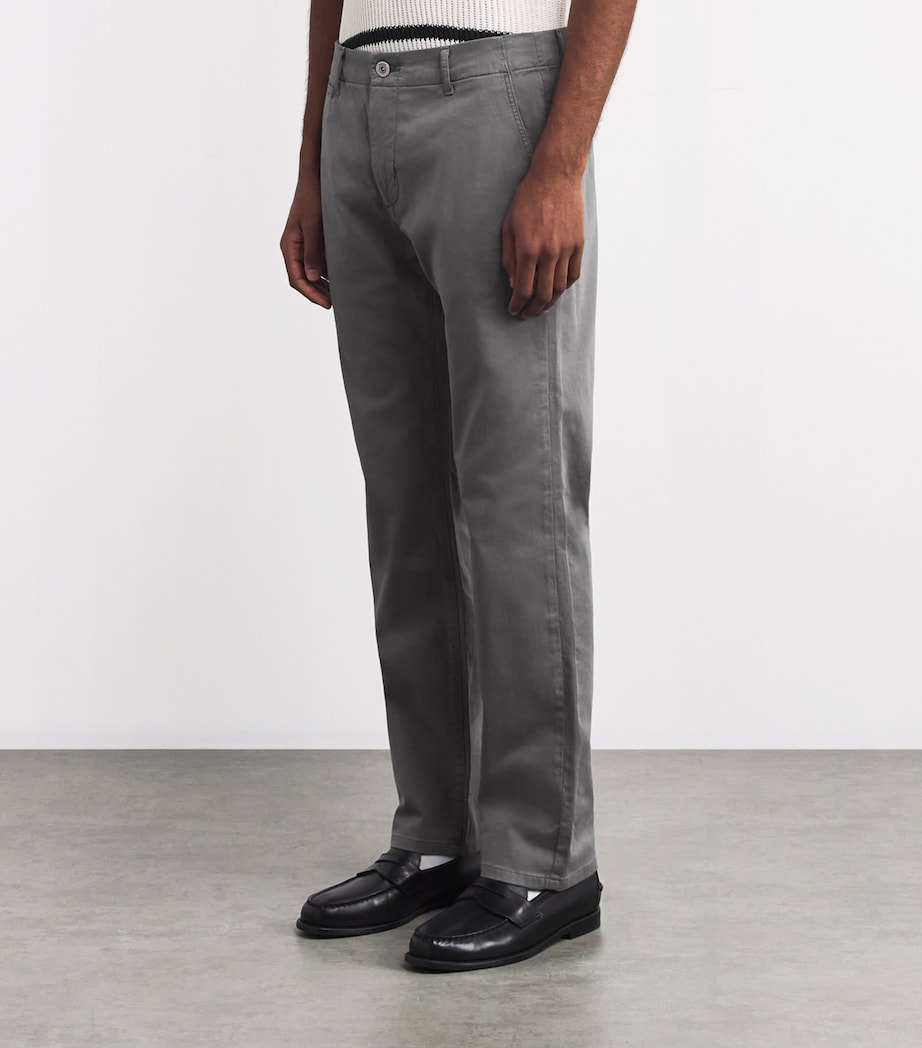 Stretch-Cotton Vincent Chinos COOL SLATE Image 3