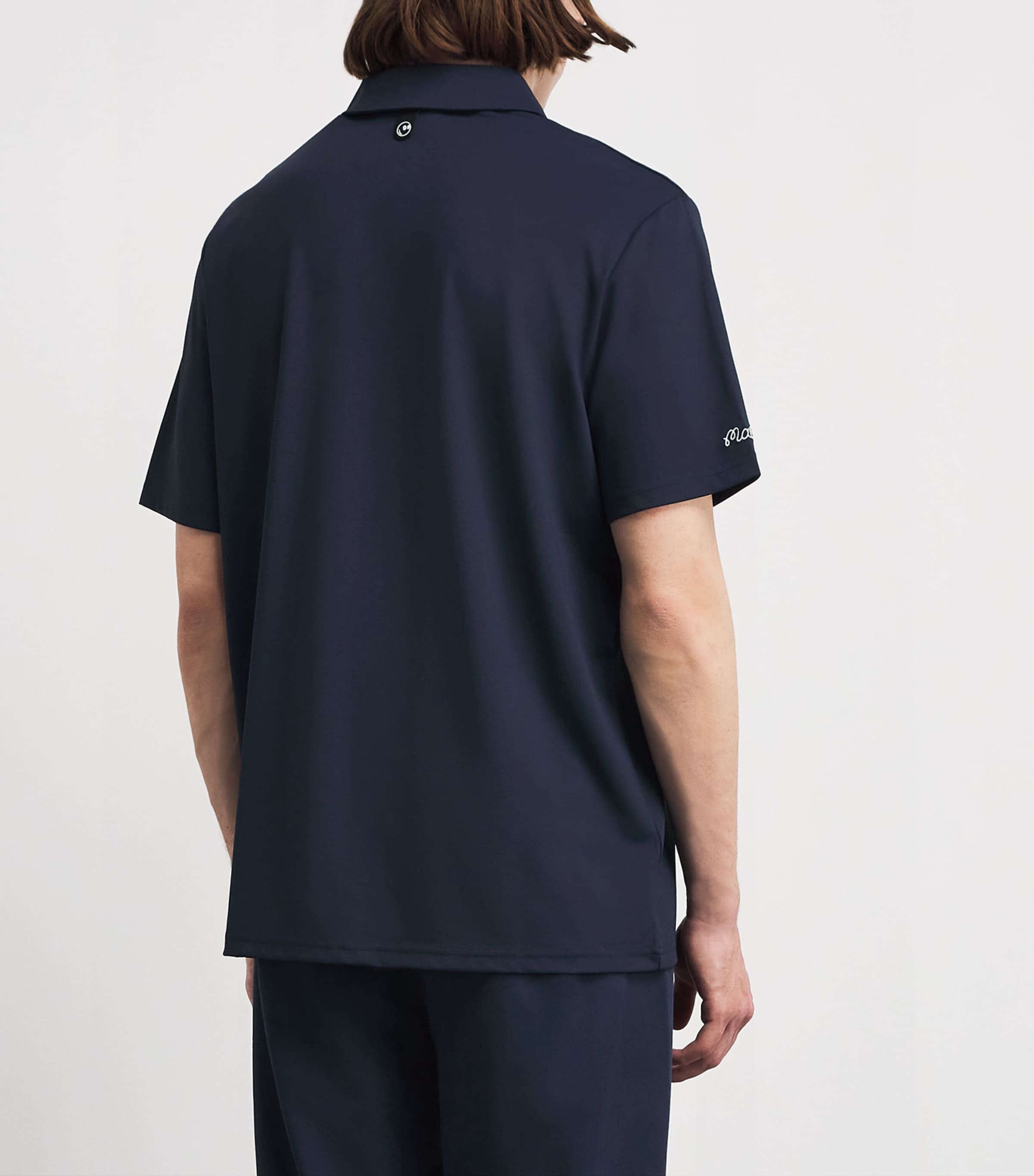Malbon Mens Fairway Baldwin Polo Shirt Navy Image 5