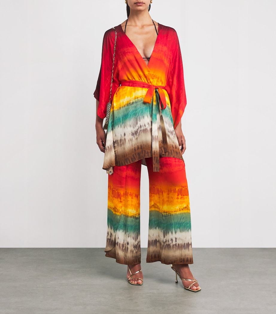 Marva Belted Kaftan E489 CRYSTAL TIE DYE Image 2