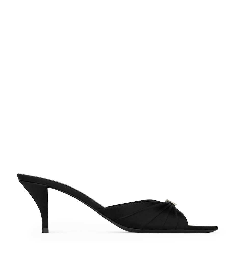 Saint Laurent Satin Jerry Heeled Mules 60 Image 1