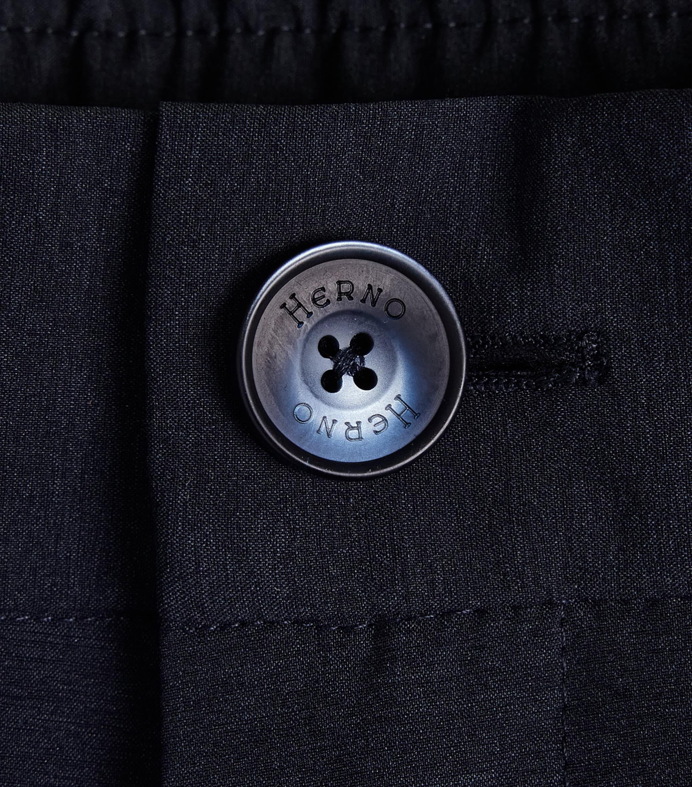 Herno Mens Technical Cargo Trousers Blue Image 6
