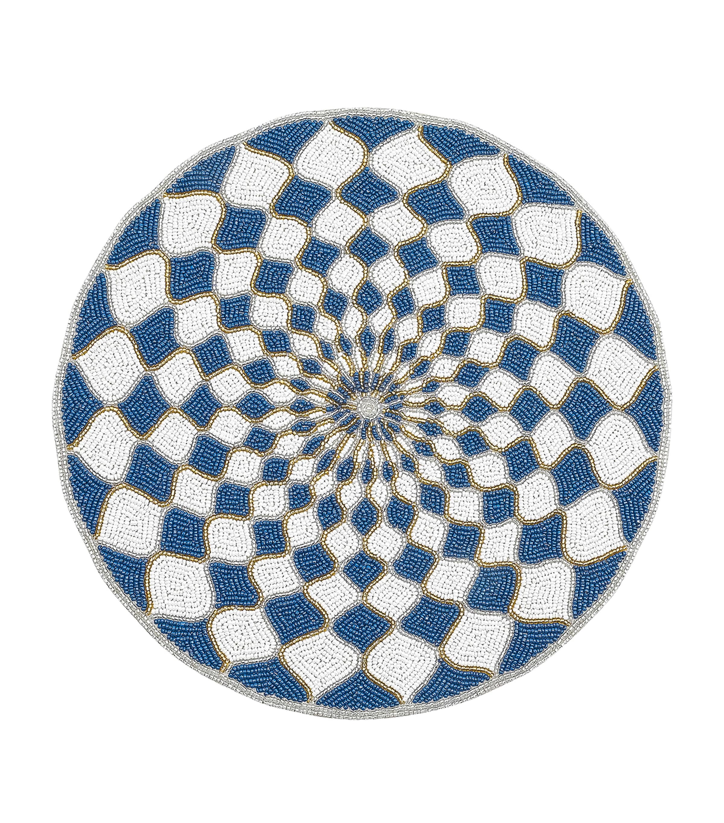 Mackenzie-childs Kaleidoscope Beaded Placemat