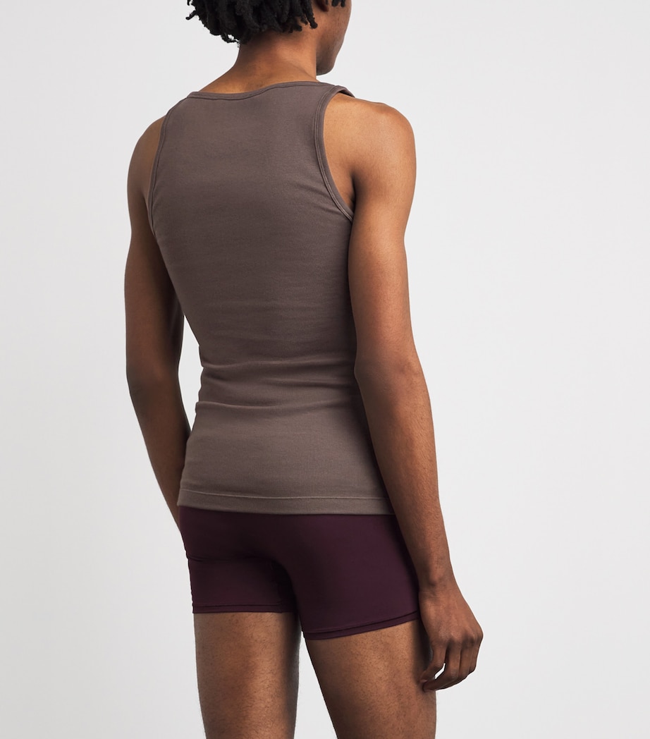 Skims Mens Cotton Ribbed Vests (Pack of 3) Tp Tnk Skymult Image 3