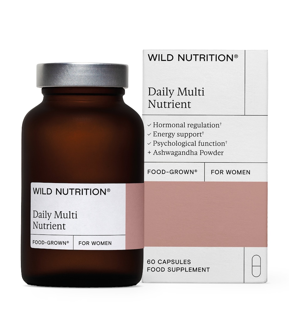 Food-Grown Daily Multi Nutrient for Women (60 Capsules) NO COLOUR Image 1