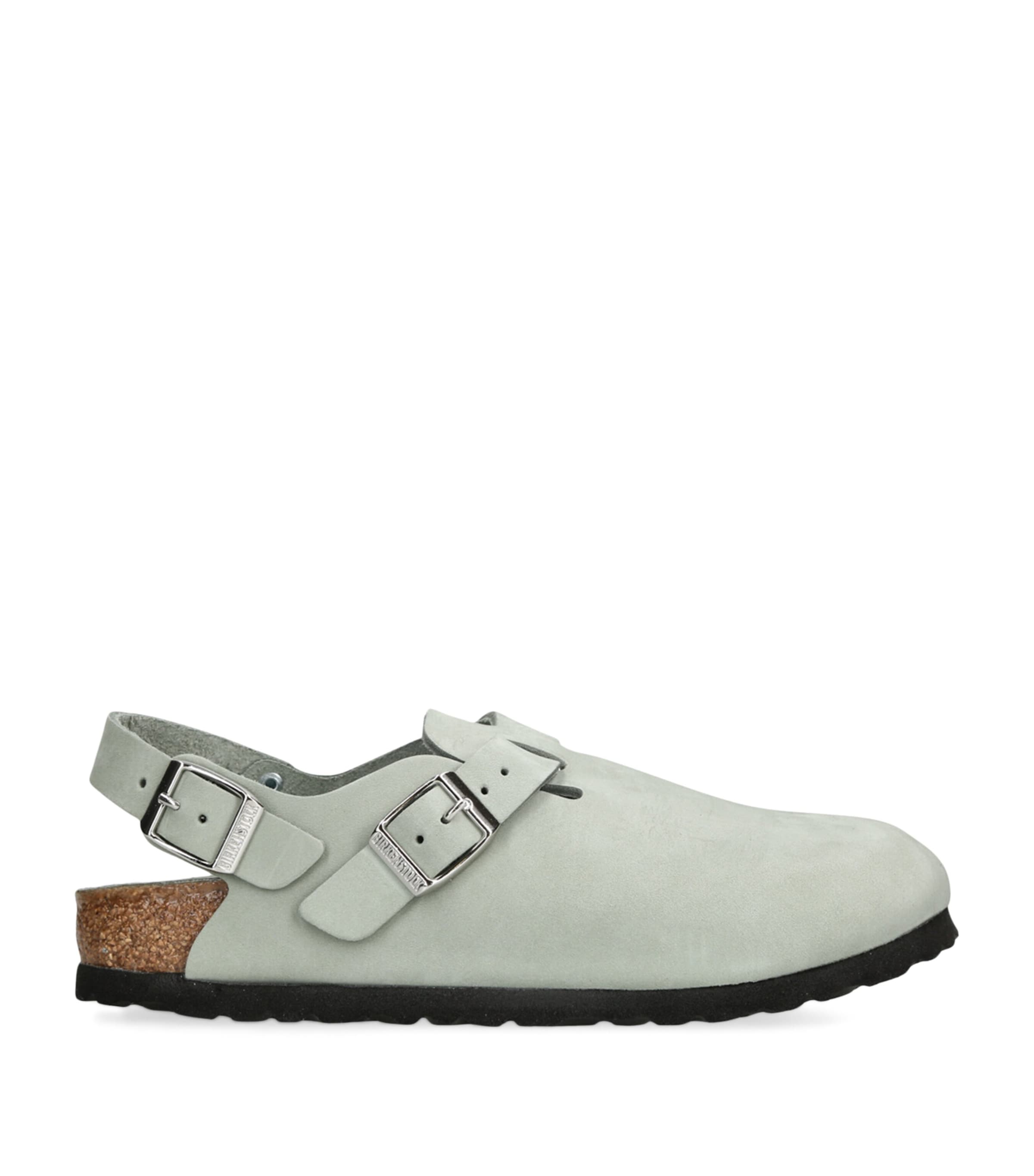 Birkenstock Sage Green Microfiber Tokyo Ii Slippers In Green