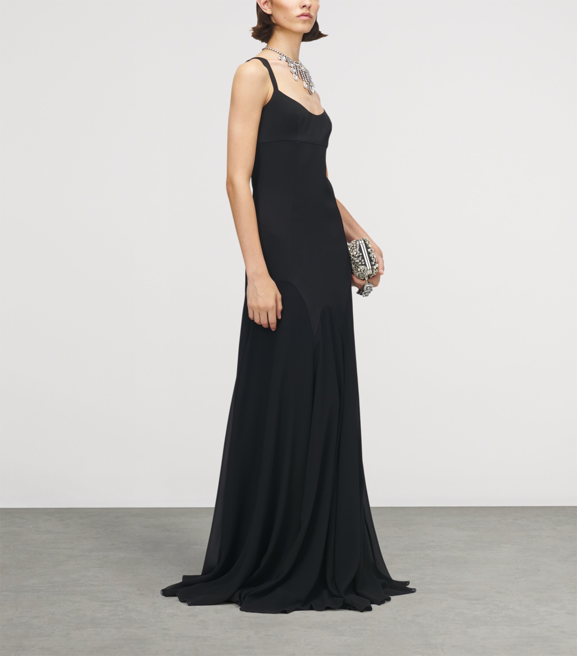 Satin Maxi Dress 1000 Image 2