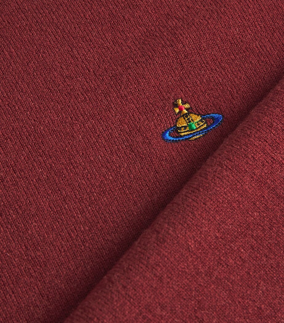 Merino Wool-Cashmere Orb T-Shirt H408-BERRY Image 5