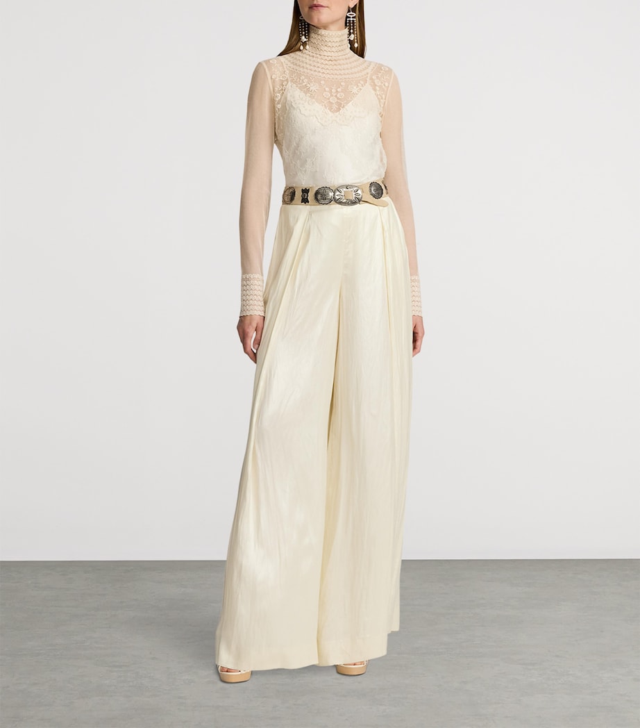 Delilah Embellished Top LUX CREAM Image 9