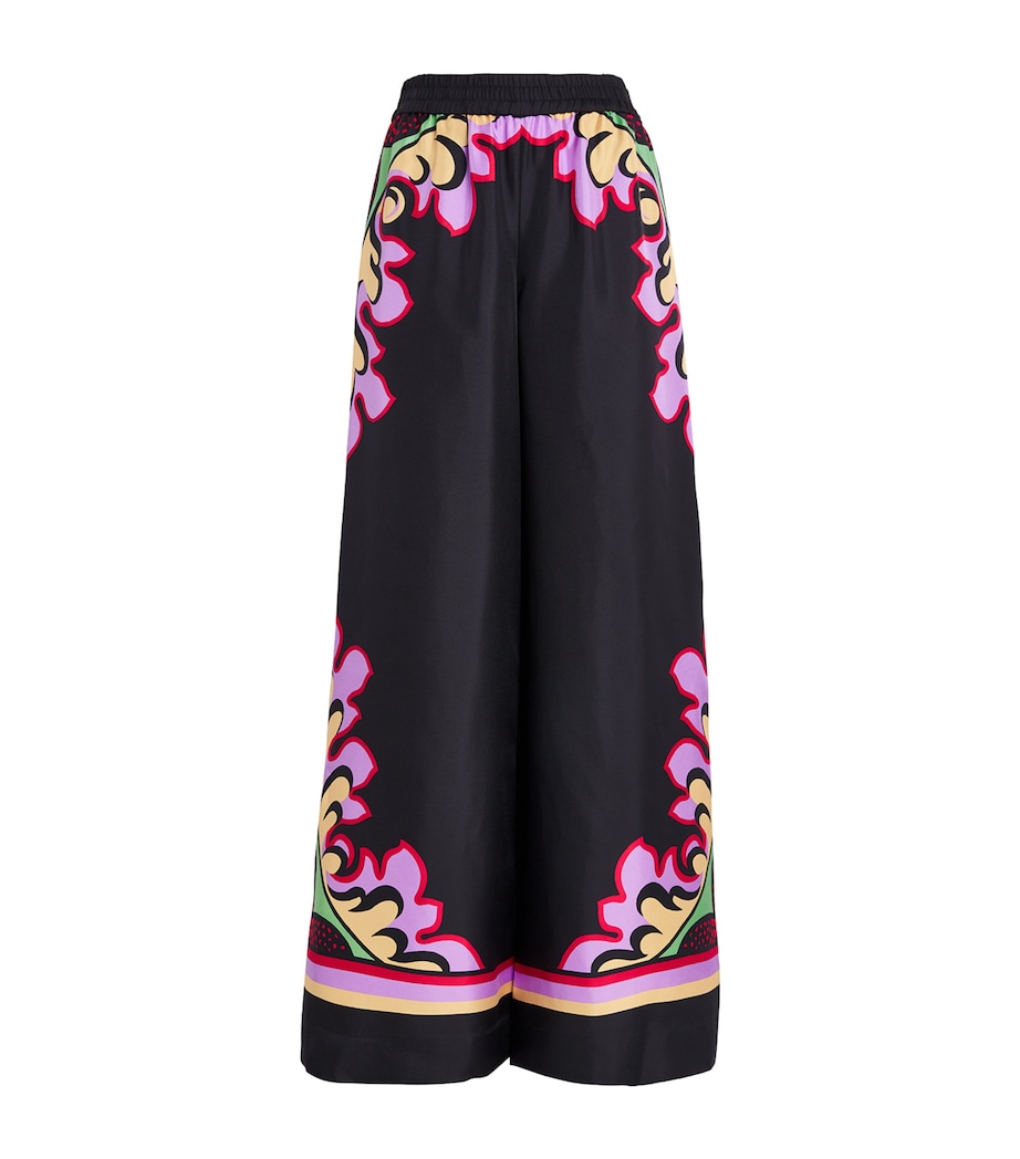 Printed Wide-Leg Palazzo Trousers PU02 PALAZZO PLAC�E Image 1