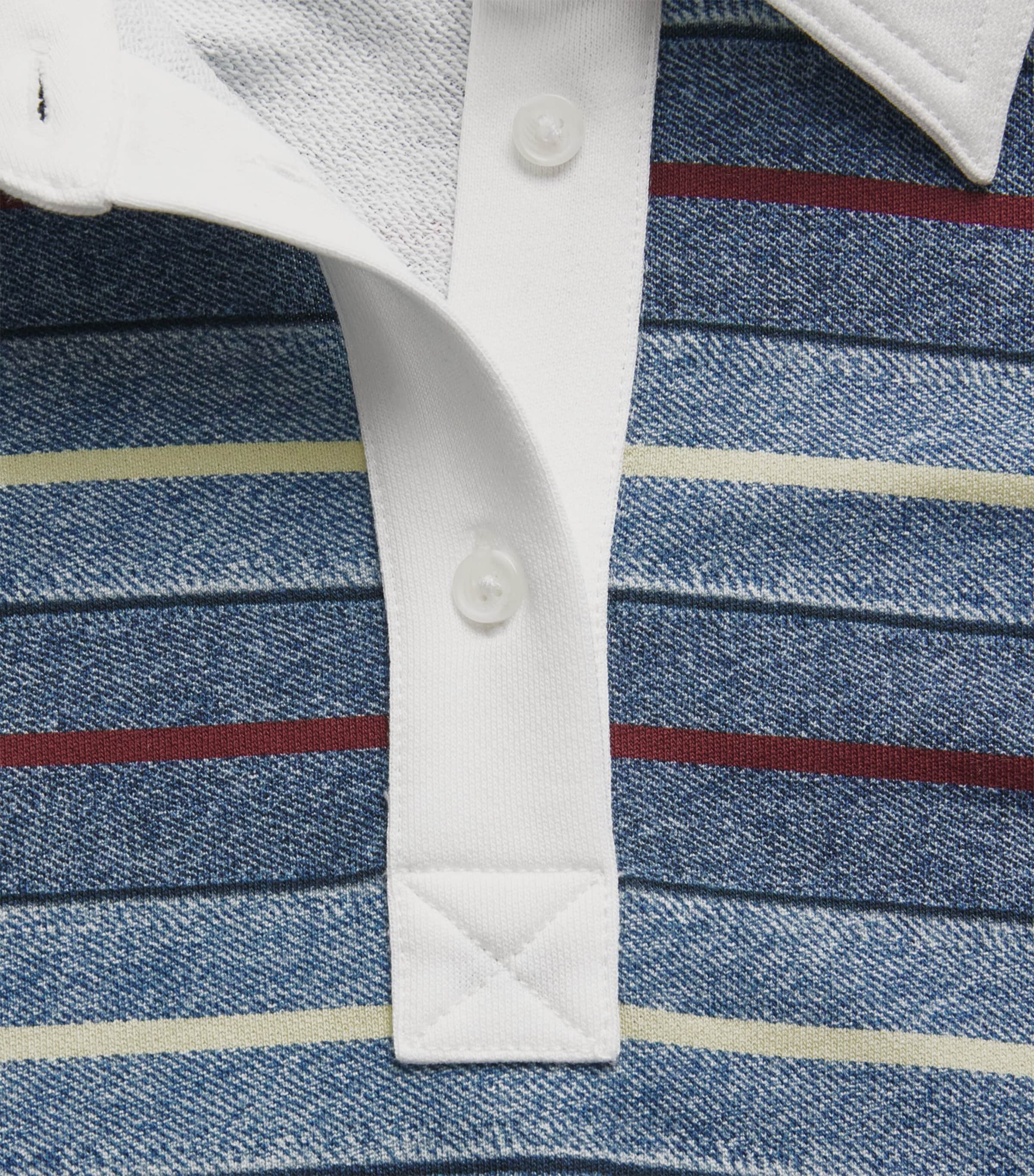 Rag & Bone Womens Cotton Stripe Miramar Rugby Polo Shirt Indmult Image 6