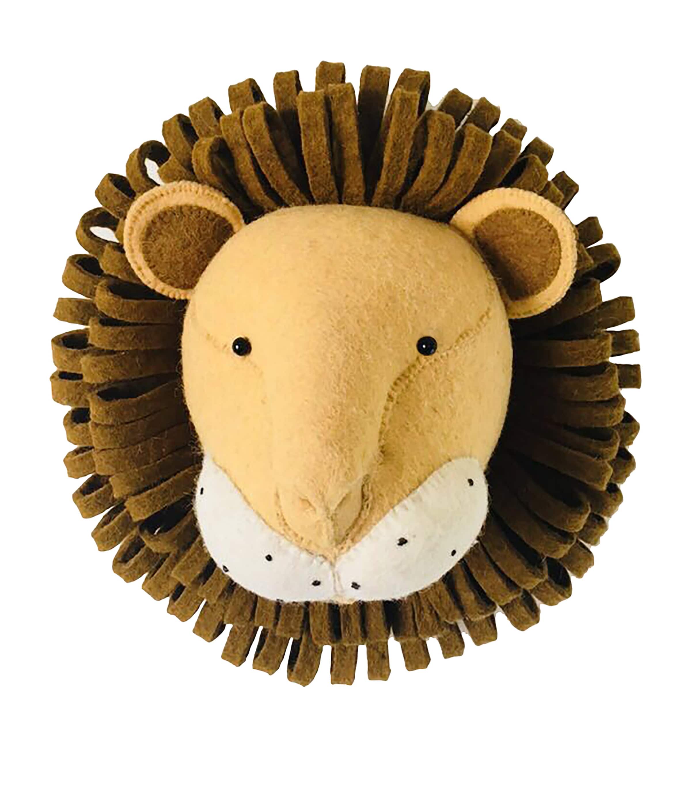Fiona Walker Lion Head Decoration (45cm) | Baby Furniture | Cot Mobiles | Toys | Baby & Toddler Toys