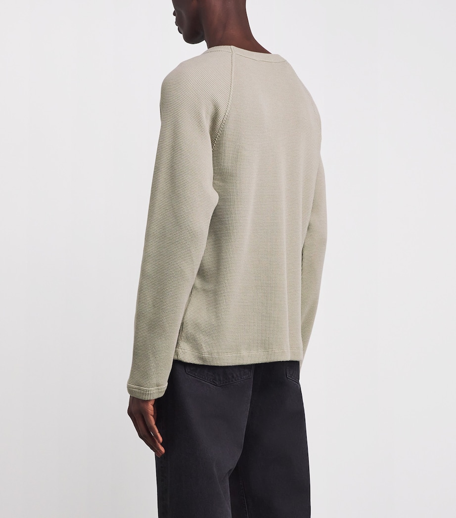 Cotton-Blend Payson Waffle T-Shirt WCER Image 4