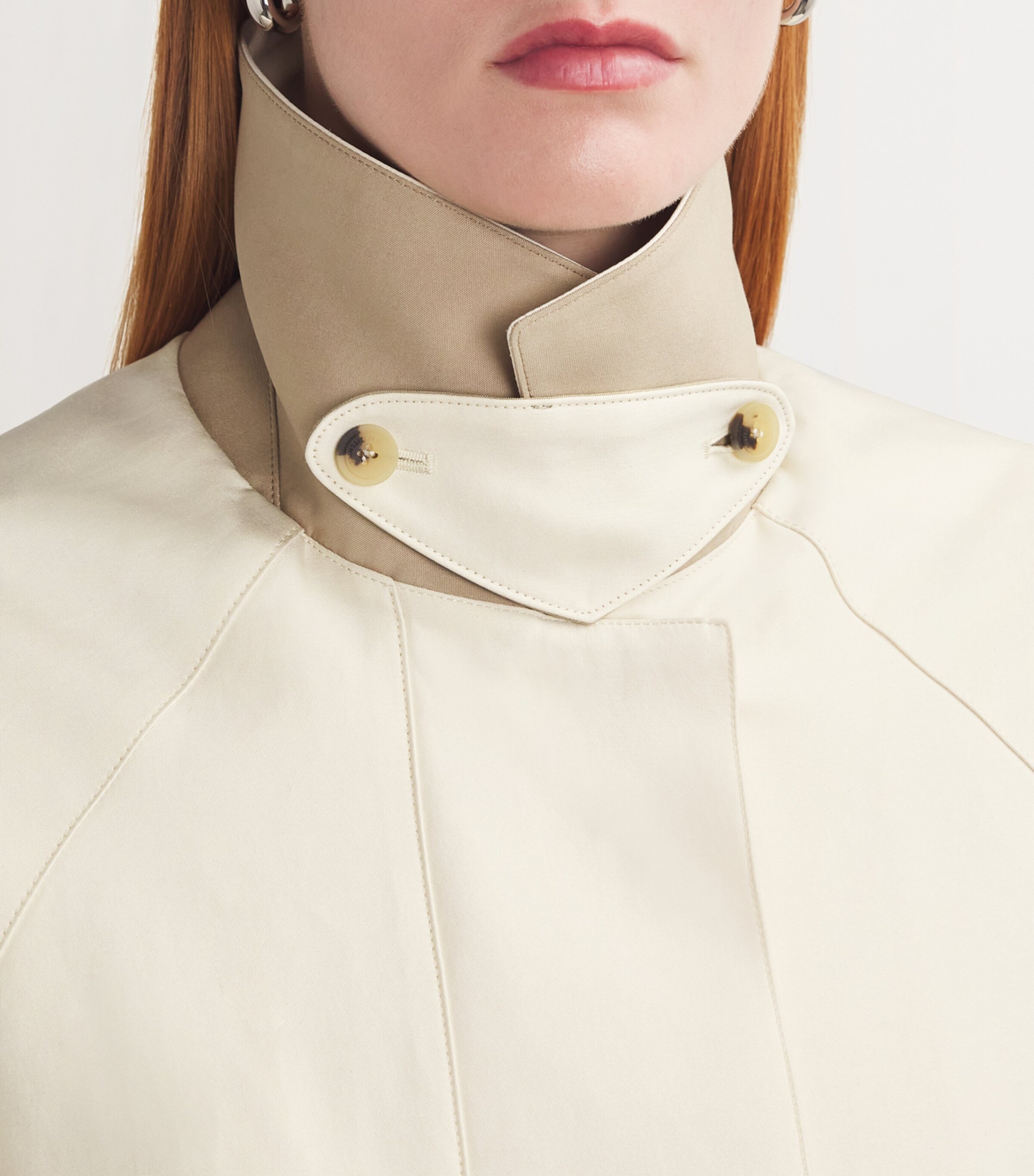 Drawstring-Waist Hunting Jacket IVORY Image 5