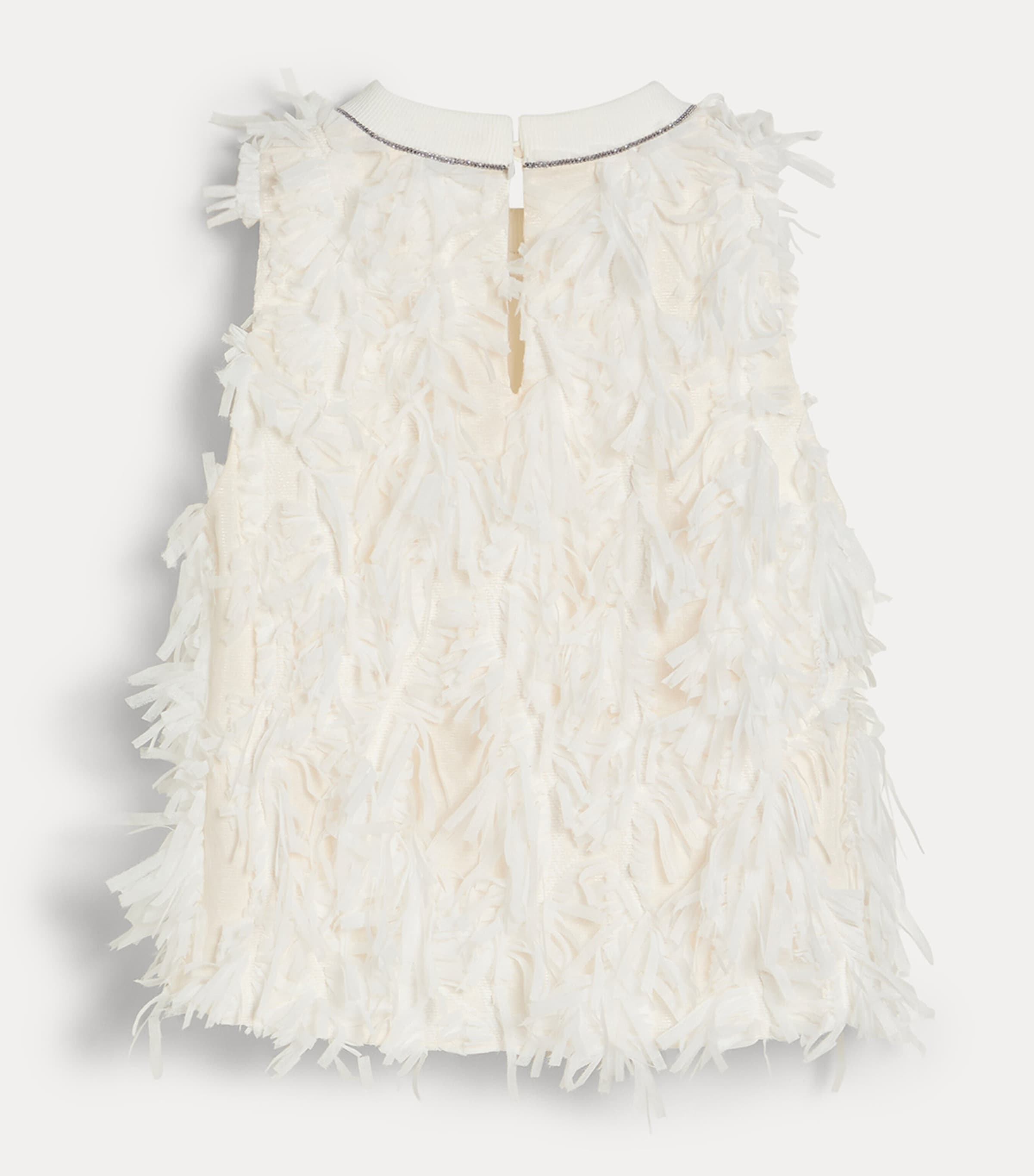Brunello Cucinelli Kids Feather Blouse (4-6 Years) Image 2