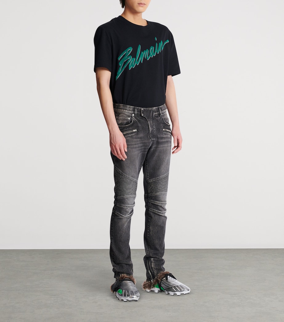 Biker Slim Jeans 9AZ GRIS DENIM Image 7