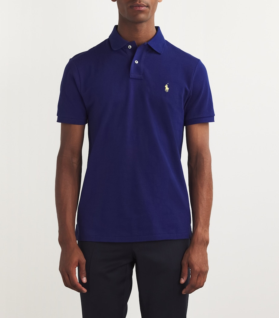 Logo Slim-Fit Polo Shirt FALL ROYAL/C1229 Image 3