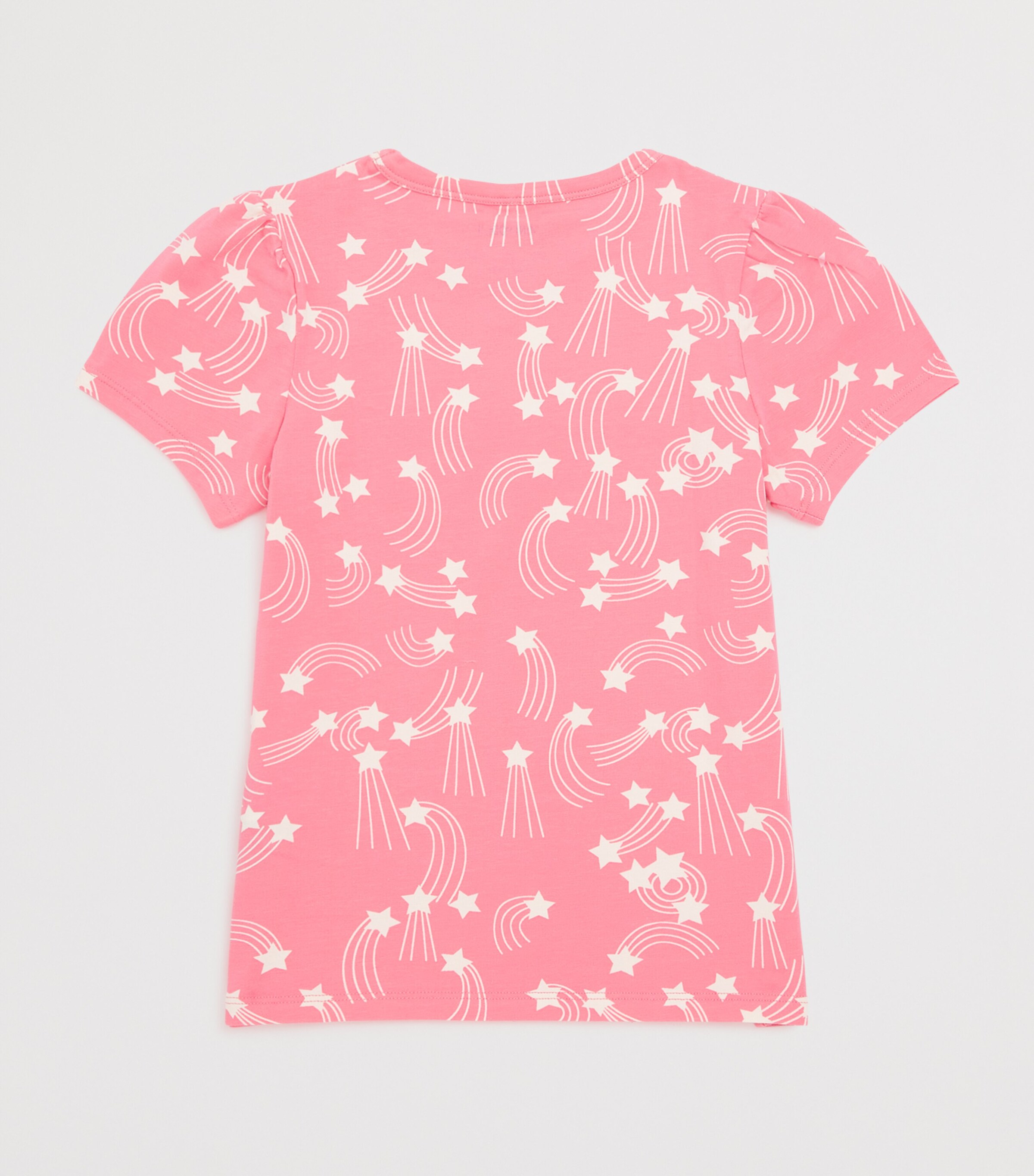 Mini Rodini Cotton Starfall T-Shirt (3-11 Years) Pink Image 2