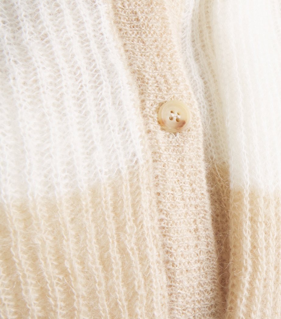 Stripe Meandro Cardigan 003 ALBINO Image 5