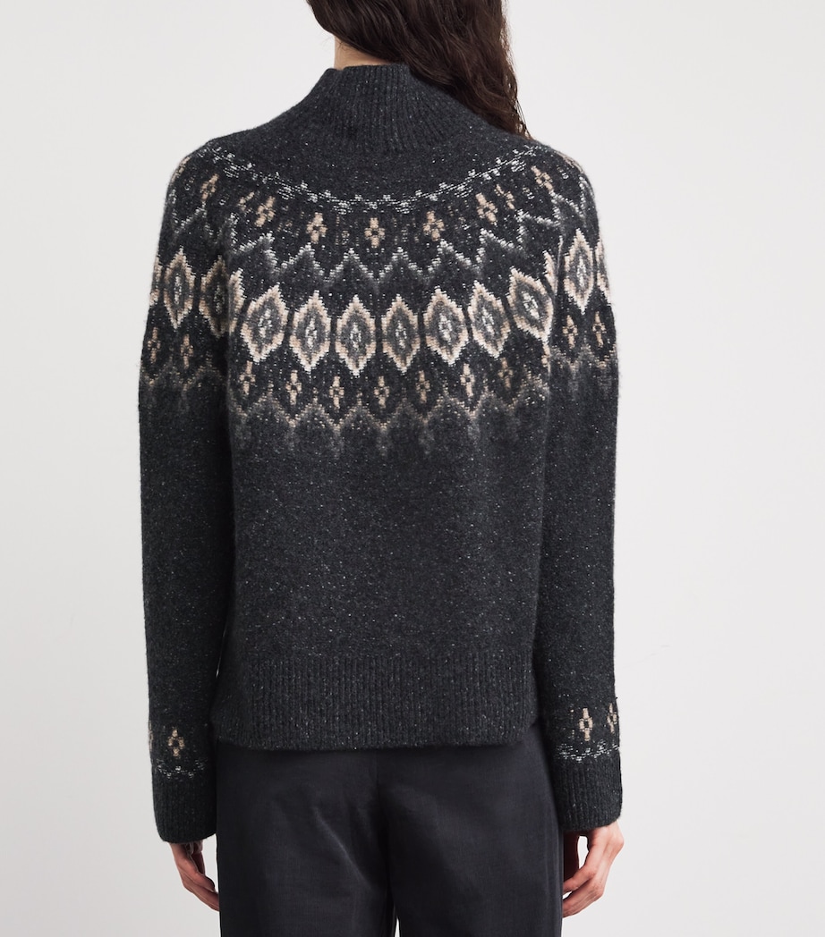 Cashmere Donegal Sweater 015HCC Image 4