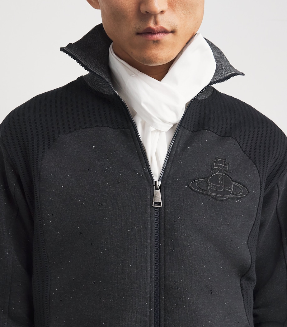 Organic Cotton Alien Track Jacket N403 CHARCOAL Image 6