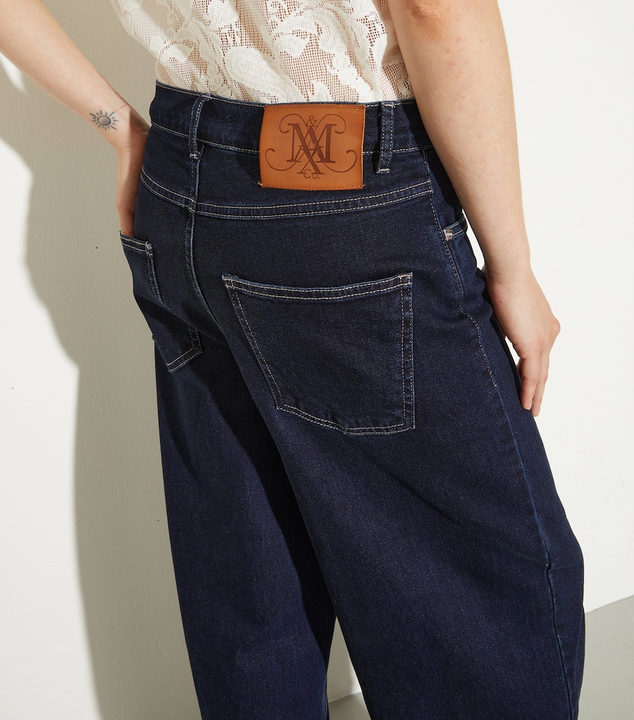 MAX&Co. Womens Straight Jeans Navy Image 6