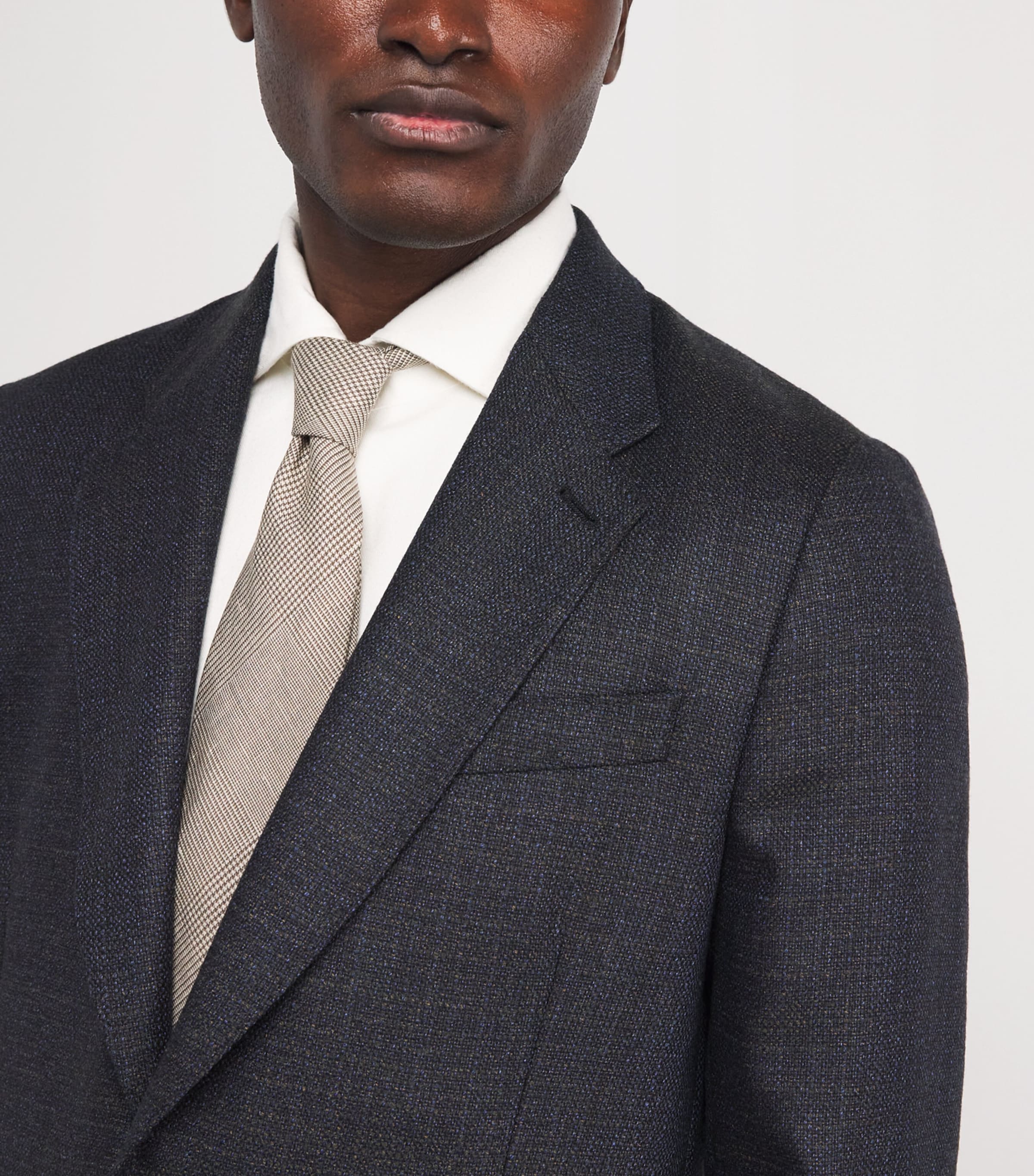 Wool Single-Breasted Blazer 59_DARK VIOLET Image 6