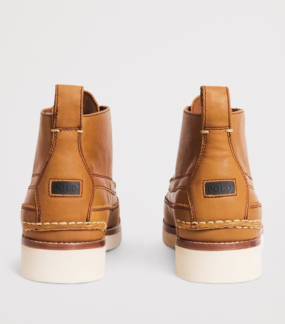 Leather Ranger Boots BROWN Image 4