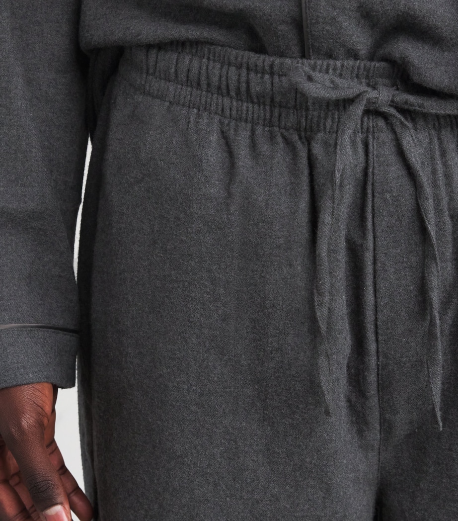 Cotton Long-Sleeve Pyjama Set ASH HEATHER GREY Image 6