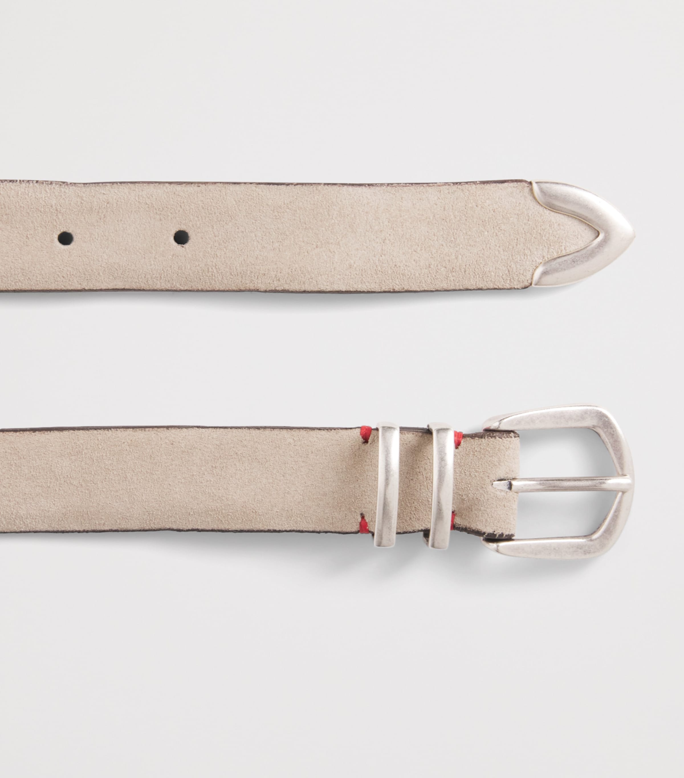 Eleventy Suede Belt Sabbia Image 3