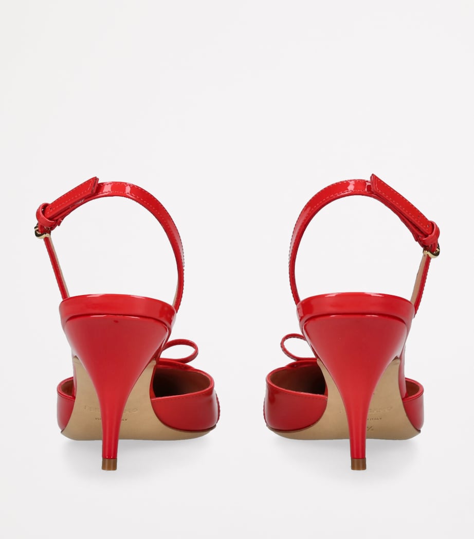 Patent Leather Gylla Slingback Pumps 70 RED Image 2