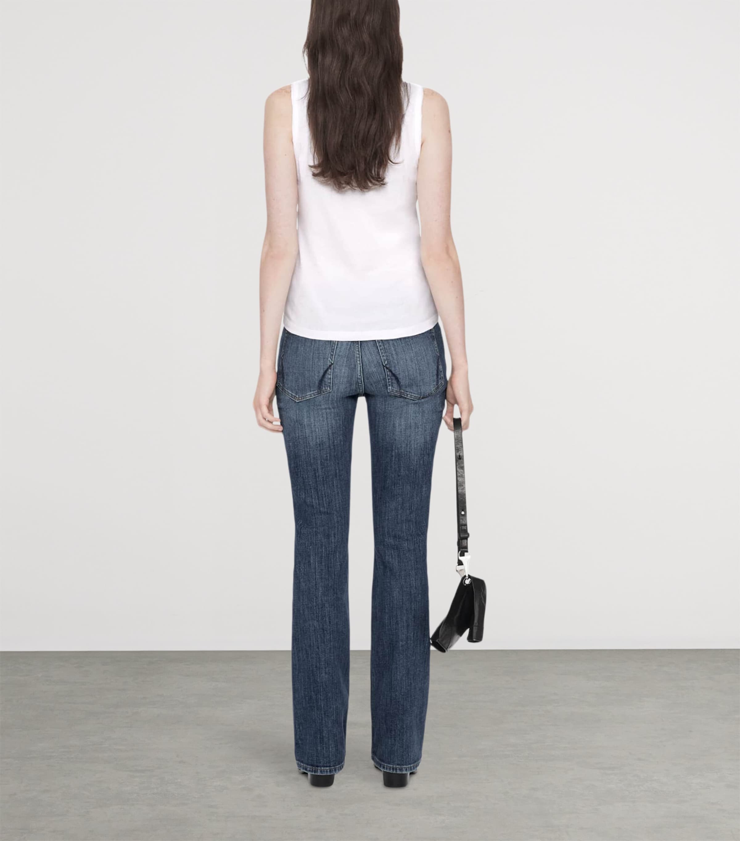 AllSaints Womens Organic Cotton Jenny Tank Top Optic White Image 7