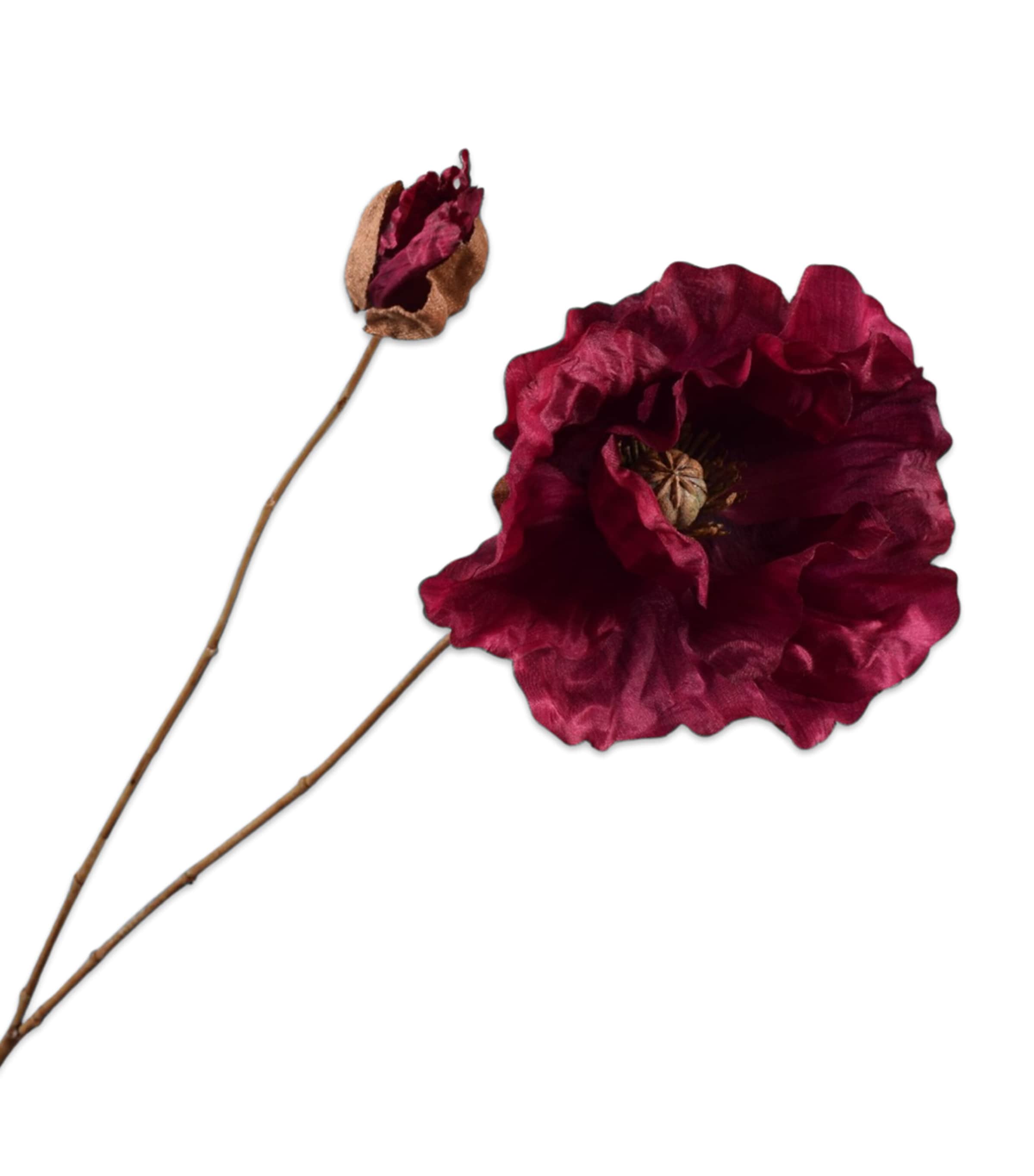 Silk-ka Artificial Poppy Flower | Harrods UK