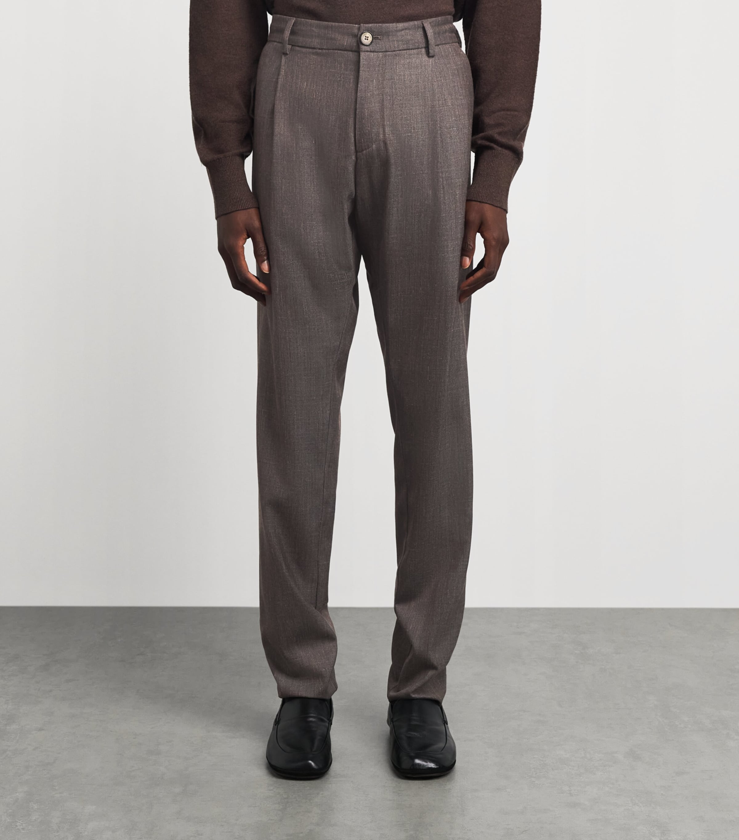 Paul & Shark Mens Jersely Lucca Chinos Dove Grey Image 4