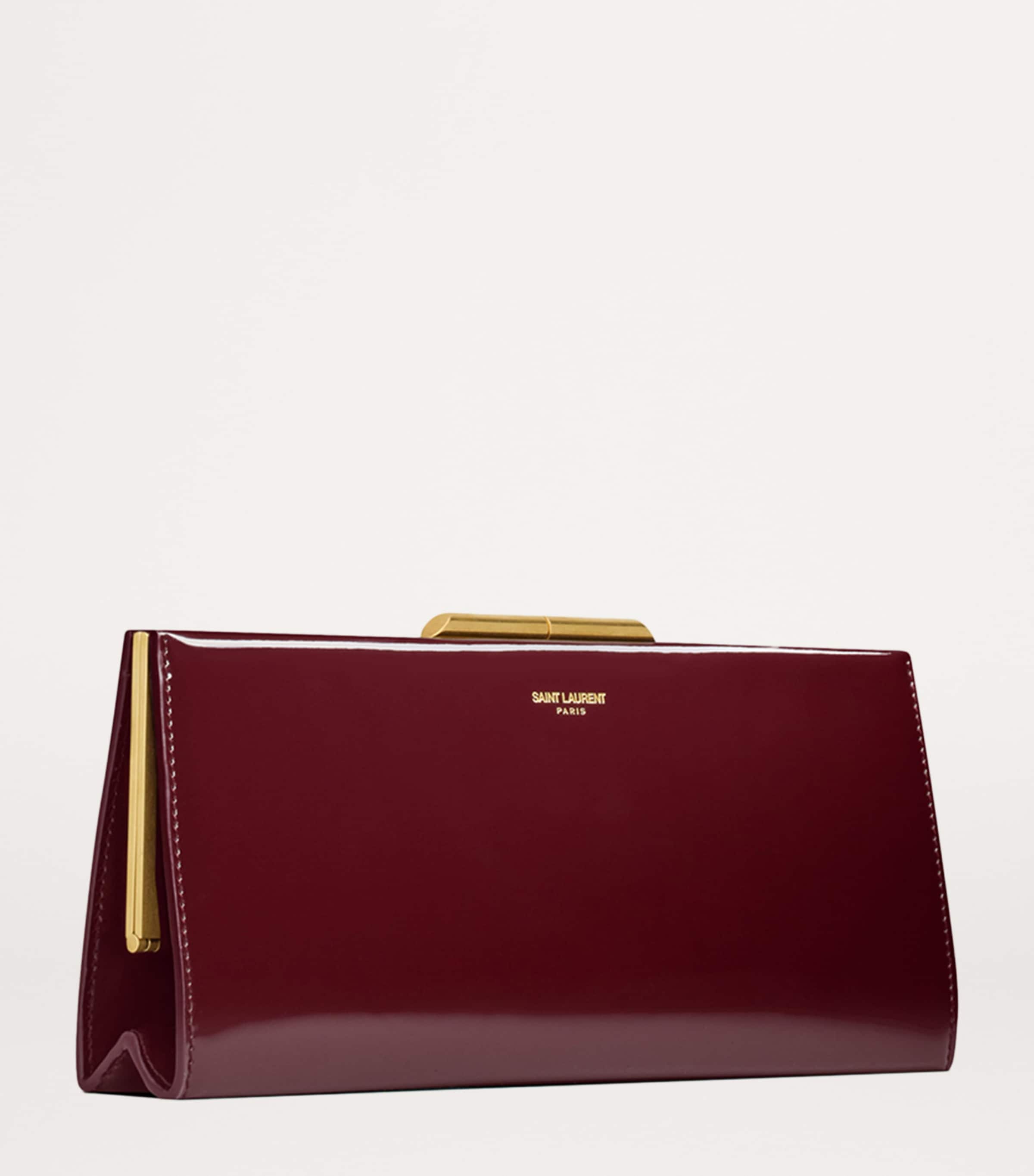 クラッチバッグ SAINT LAURENT SMALL MIDNIGHT CLUTCH IN CREAM COLOUR Saint Laurent Calfskin Midnight Clutch Bag | Harrods US