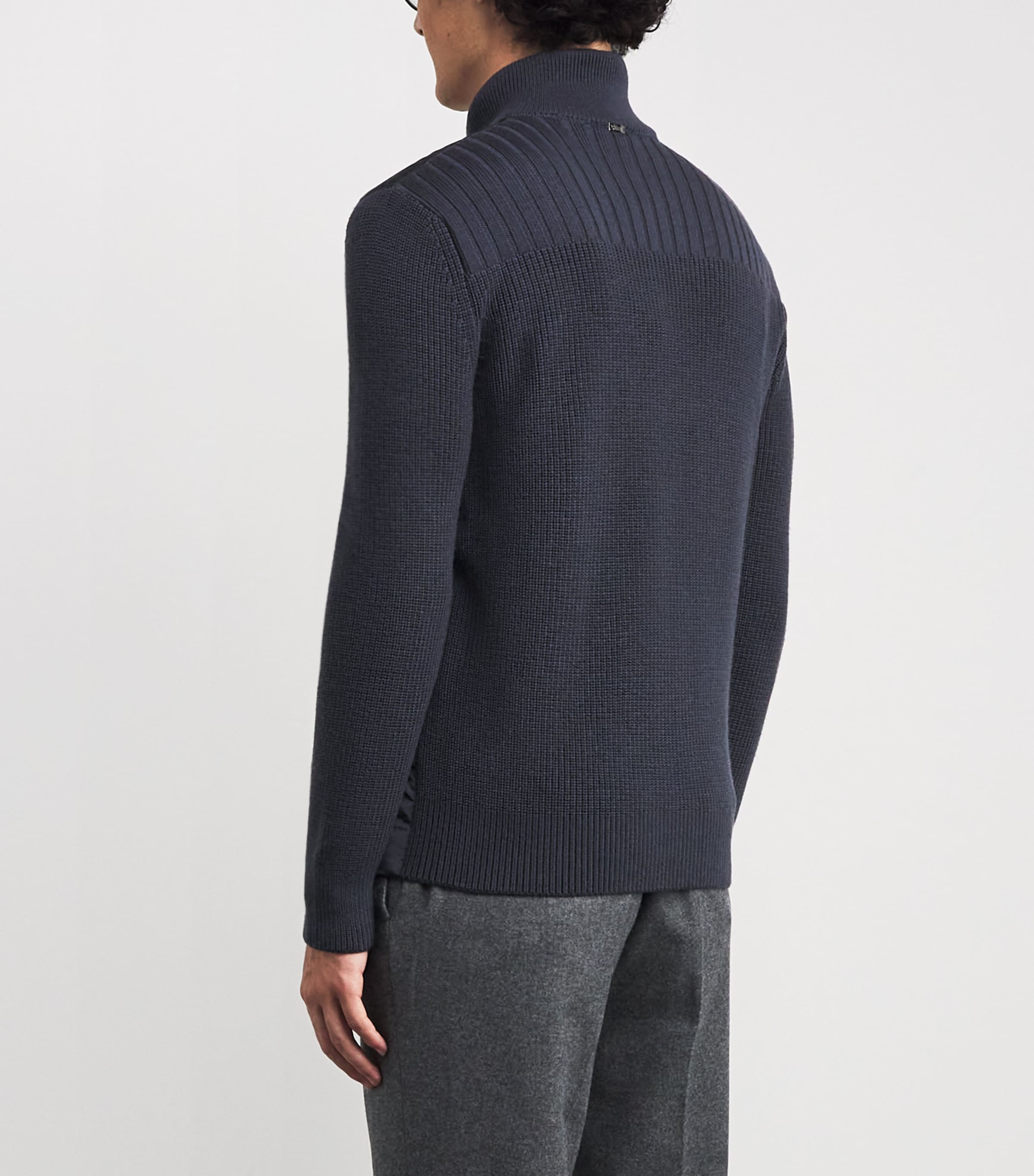 Down Wool-Blend Hybrid Puffer Jacket 9482 GRIGO BALENA Image 4